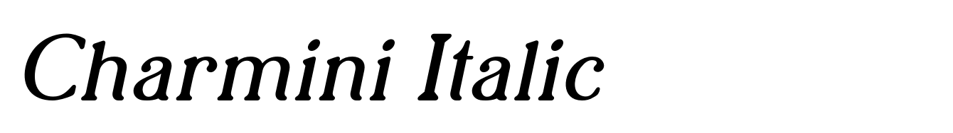 Charmini Italic
